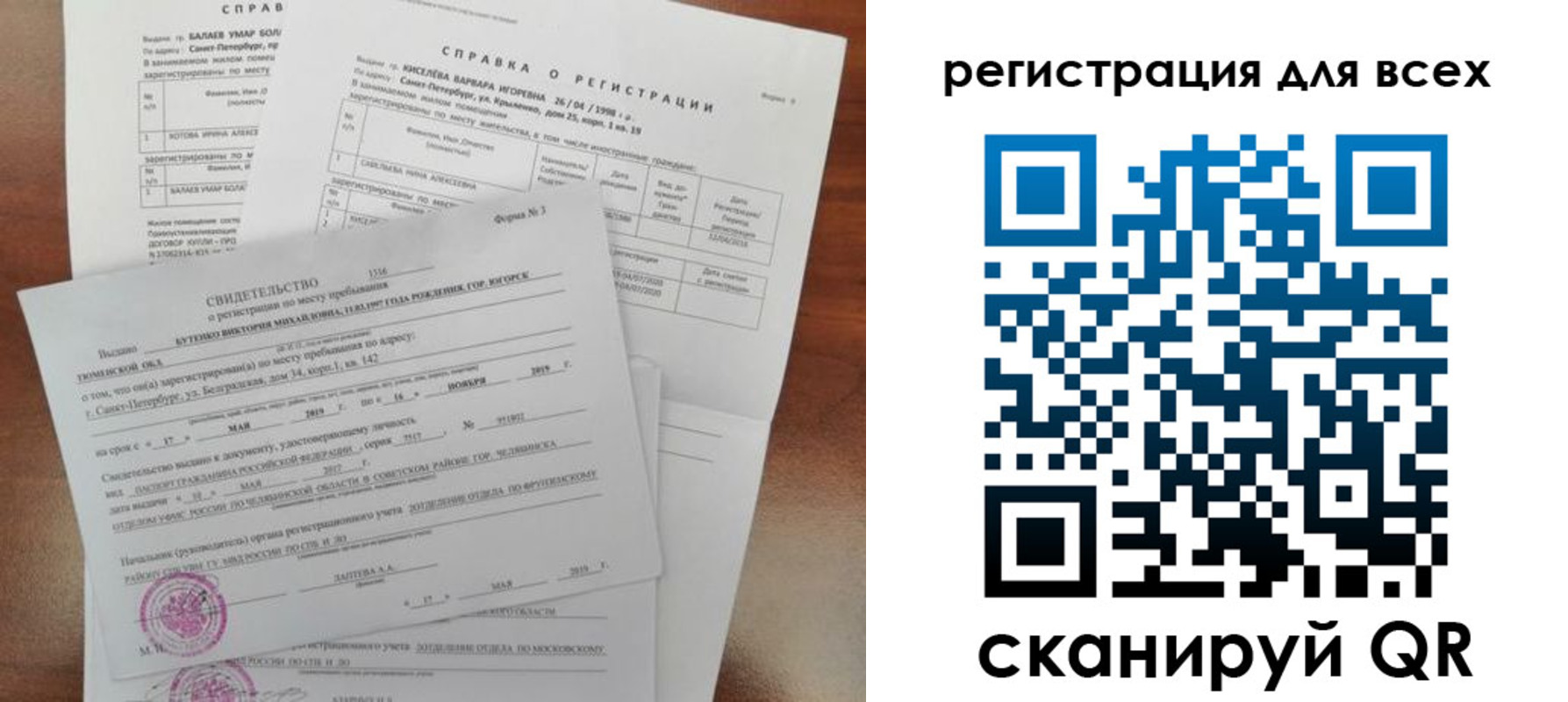 временная регистрация адрес в Юже